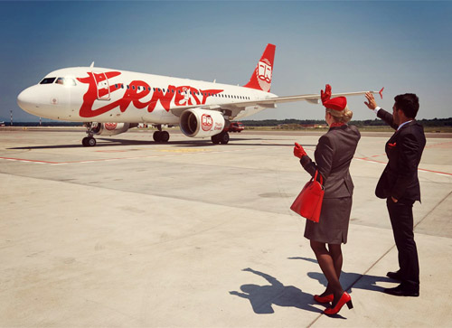 Італійська авіакомпанія Ernest Airlines в цьому році почне польоти з   київського   аеропорту Жуляни в Бергамо і Неаполь, а також зі Львова в Бергамо, Венецію і Неаполь, повідомляє avianews