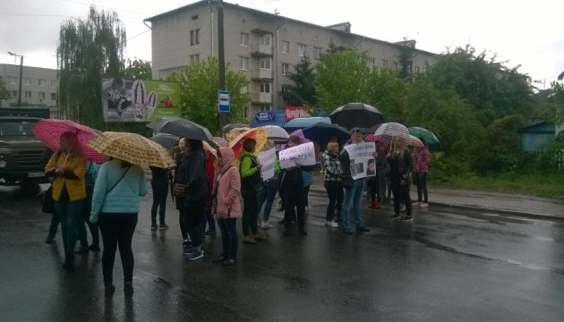 Пикет прокуратуры в Бердичеве Фото: berdichev